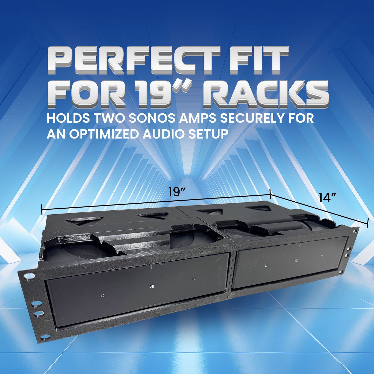 Sonos AMP Rack Mount Kit for 2 Sonos AMPS