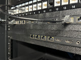 Orei 4K@30Hz 1x4 HDMI™ Extender Splitter HD14-EX165-K Rack Mount Kit for 1 or two Units