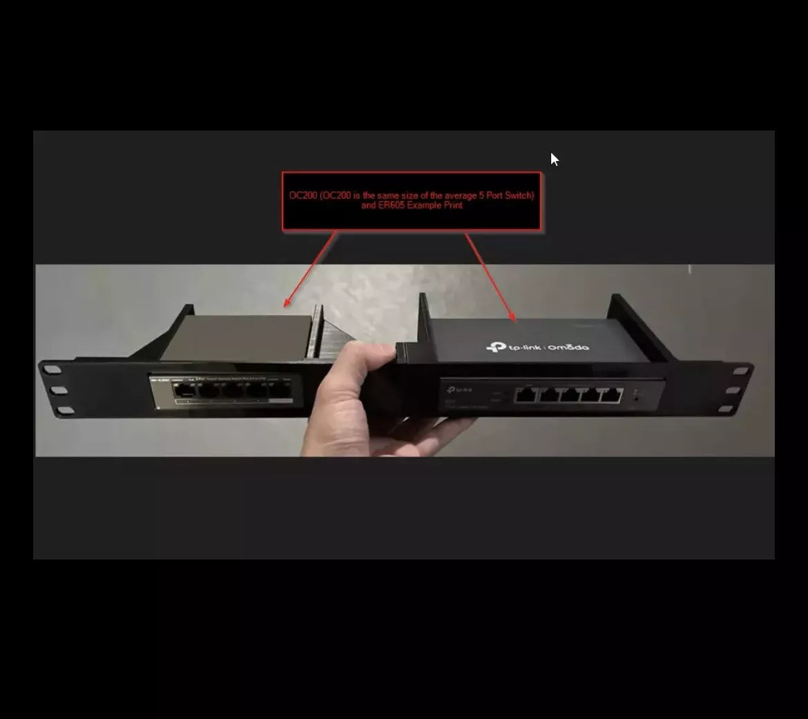 TP-Link OC200 + ER605 1U Rack Mount